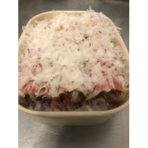 Cannellonis effiloché de cochon/champignons