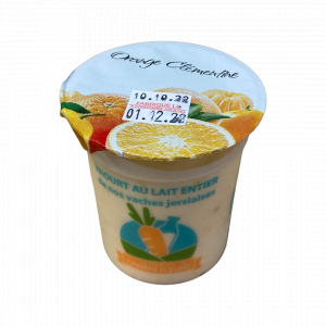 Yaourt brassé orange/mandarine