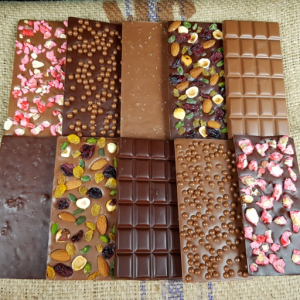 Lot de 2 tablettes de chocolat (au choix)