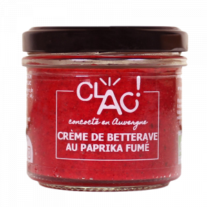 Crème de betterave au paprika fumé