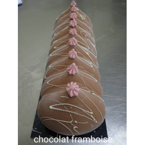 Bûche modernia choco frambois 9/10pers-fêtes