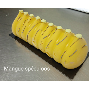 Bûche modernia mangue spéculoos 9/10 pers-fêt
