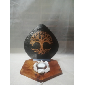 Bougeoir zen arbre de vie - bronze