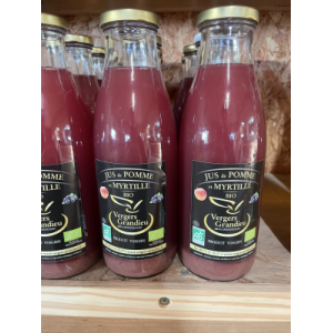Jus de pomme-myrtille