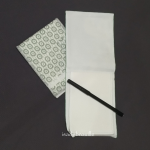 Bloc note réutilisable sphere gris