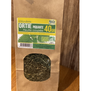 Feuille d’ortie bio coupée