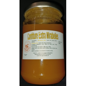 Confiture extra de mirabelles 340g