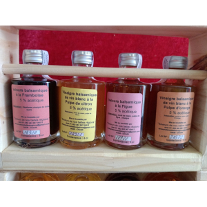 Coffrets cadeau bois  balsamiques aux fruits