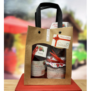 Panier cadeau fraise