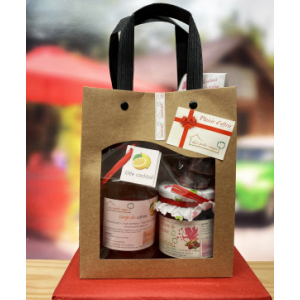 Panier cadeau citron et cupidon