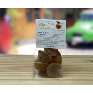 Chicatines ...  pâtes de fruits pêche