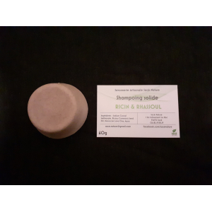 Shampoing solide ricin & rhassoul