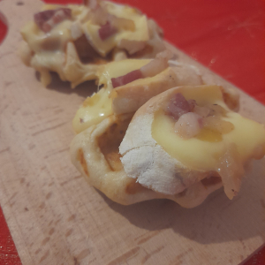 Mini gaufriflette apéro