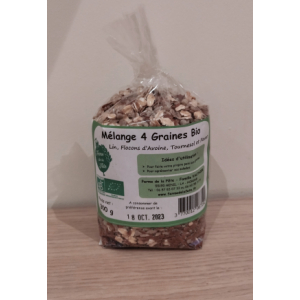 Mélange de 4 graines bio - 300g