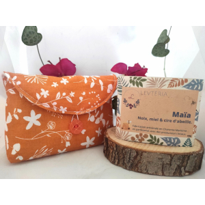 Savon maïa 100g + pochette transport