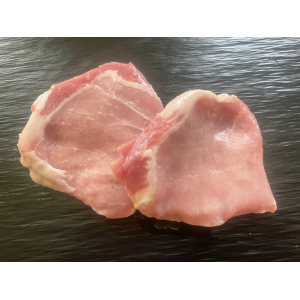 4 côtes de porc sans os bio (400g mini)