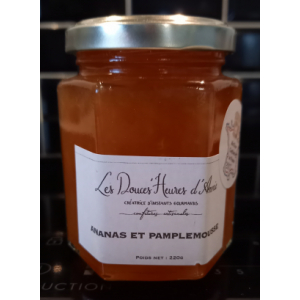 Confiture ananas et pamplemousse