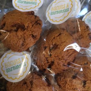 Gros cookie au caramel beurre salé