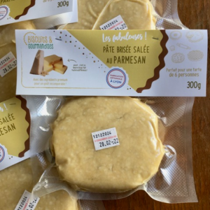 Pâte brisée salée fraîche au parmesan