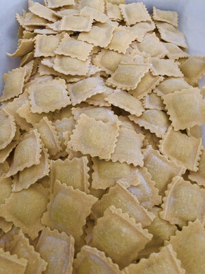 Raviolis cèpes / ricotta