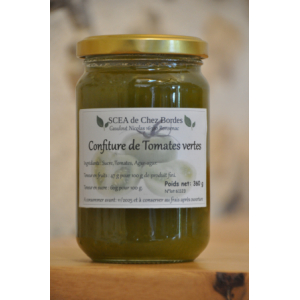 Confiture tomates vertes bocal 360 gr