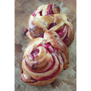 Babkas au confit de framboises maison