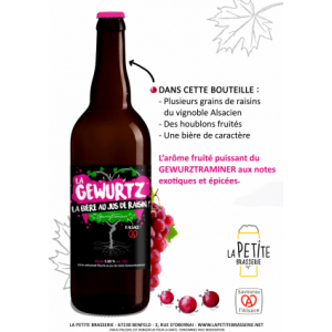 Bière la gewurtz 33cl - 5,8°