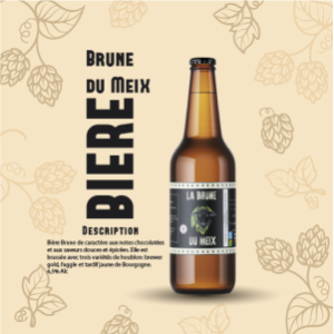 Bière la brune du meix 33cl