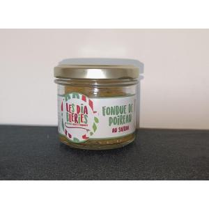 Fondue de poireau au safran