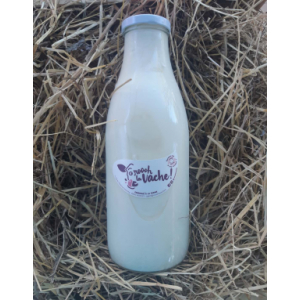 Lait demi-écrémé 1l - bouteille consignée