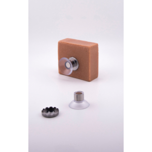 Lot de 2 portes savon aimantés