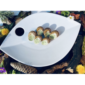 Assiette 12 escargots frais - 12 u - L'escargot De France Janic