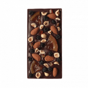 Tablette mendiant - noir 70%