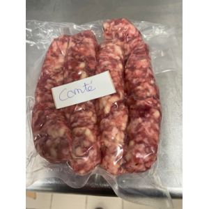 Saucisses au comté x2