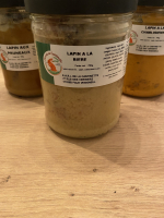 Lapin à la bière blonde date depassee 10/25