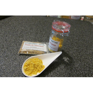 Poudre de citron jaune