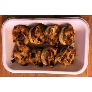 Bouchées aux poireaux et au parmesan