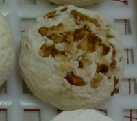 Crottin de chèvre bio, frais aux noix