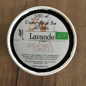 Crème glacée lavande