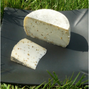 Tomme de chèvre à l'anis vert (demie)
