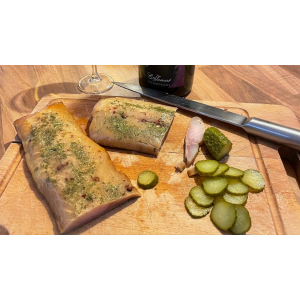 Filet esturgeon fumé à chaud au bois d'aulne