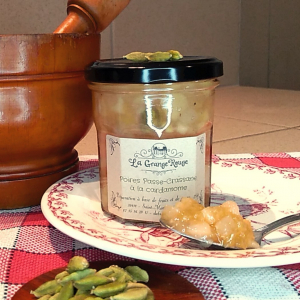 Poires passe-crassane à la cardamome