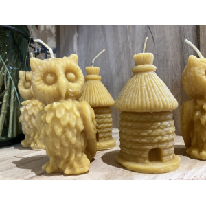 Bougie forme hibou