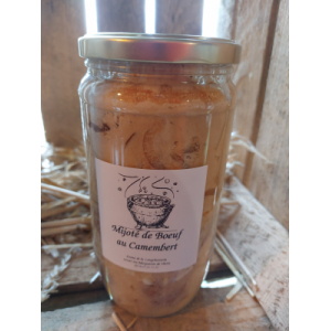 Bocal mijoté bœuf au camembert - 2 personnes