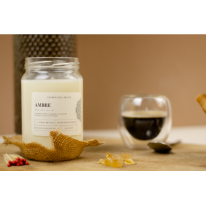 Bougie parfumée ambre - grande