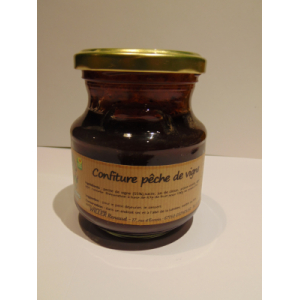 Confiture pèche de vigne
