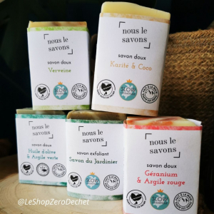 Box nouslesavons : découverte de 5 savons bio