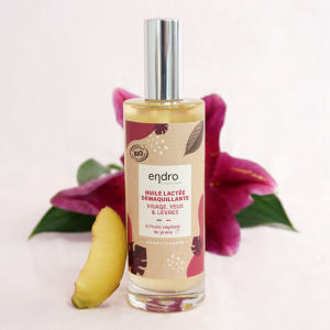 Huile lactée démaquillante bio