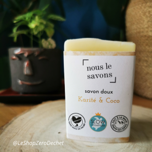 Savon solide artisanal bébé/enfant - 110 g - Le Shop Zéro Déchet 