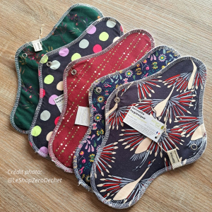 Serviette hygiénique lavable de nuit